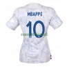 Maillot de Supporter France Kylian Mbappé 10 Extérieur Coupe du Monde 2022 Pour Femme
